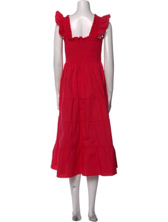 Hill House Home Square Neckline Midi Length Dress