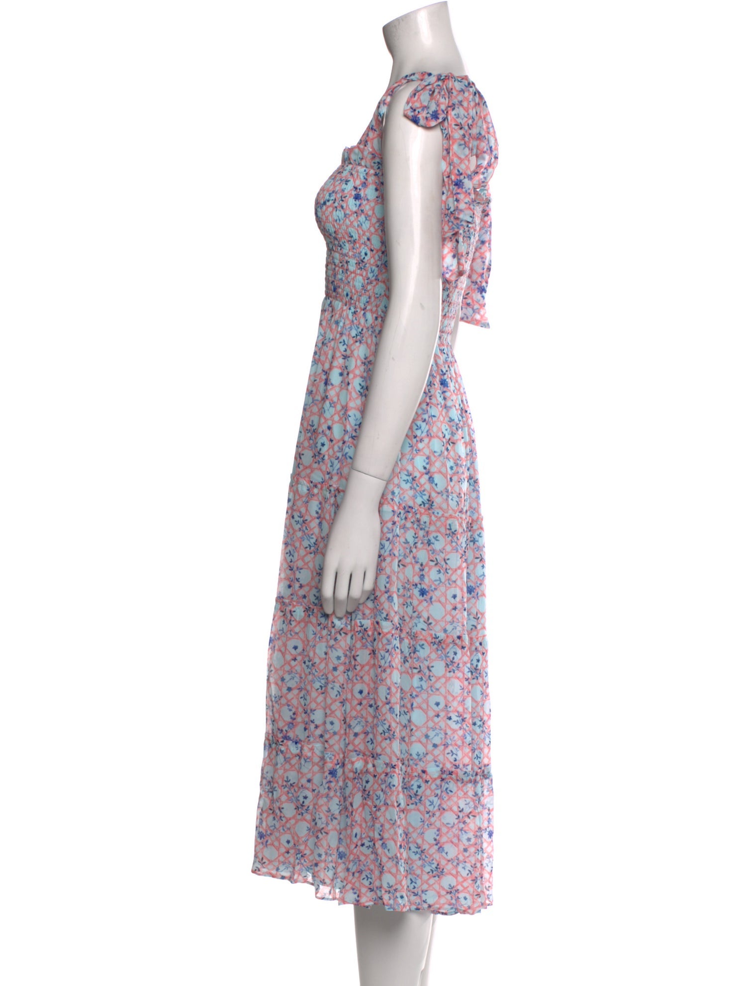 Hill House Home Floral Print Long Dress w/ Tags