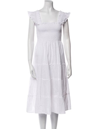 Hill House Home Square Neckline Midi Length Dress