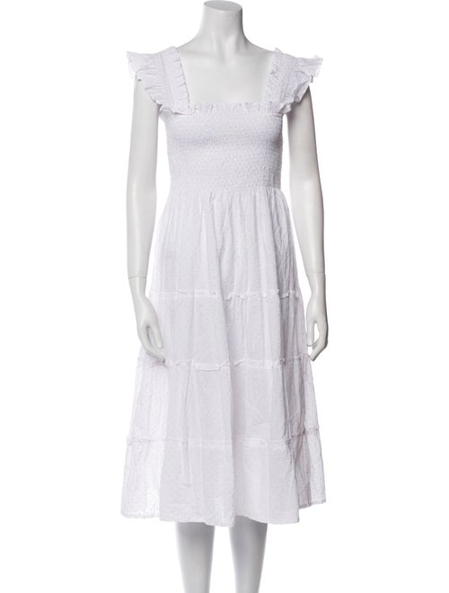 Hill House Home Square Neckline Midi Length Dress