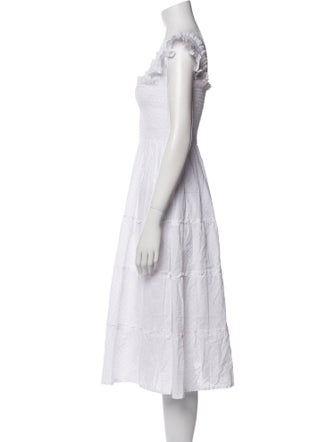 Hill House Home Square Neckline Midi Length Dress