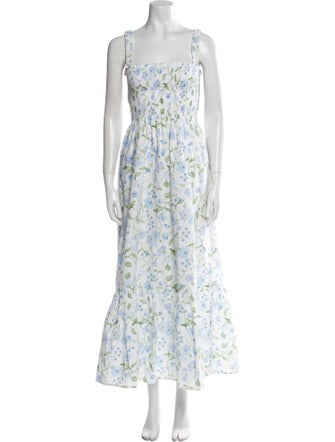 Hill House Home Floral Print Long Dress