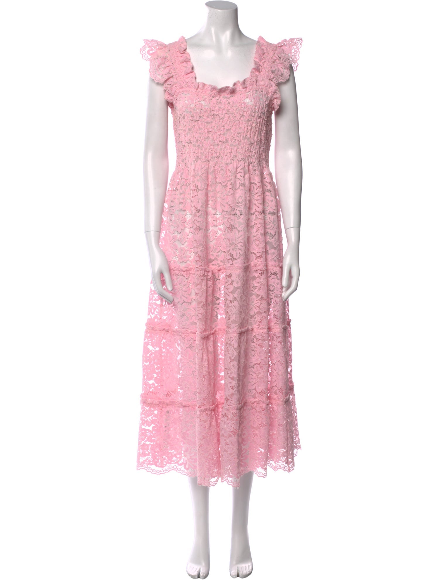 Hill House Home Lace Pattern Long Dress