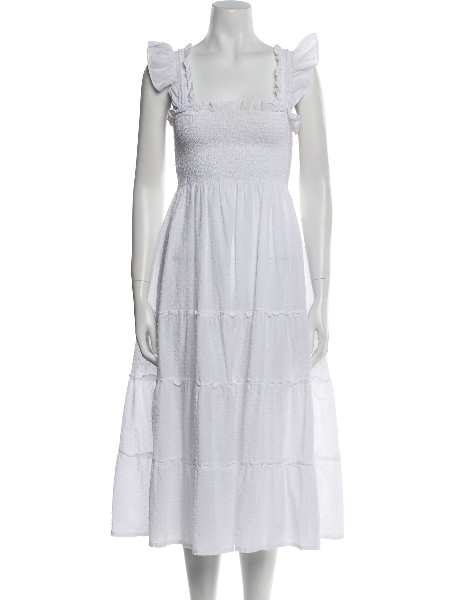 Hill House Home Square Neckline Midi Length Dress