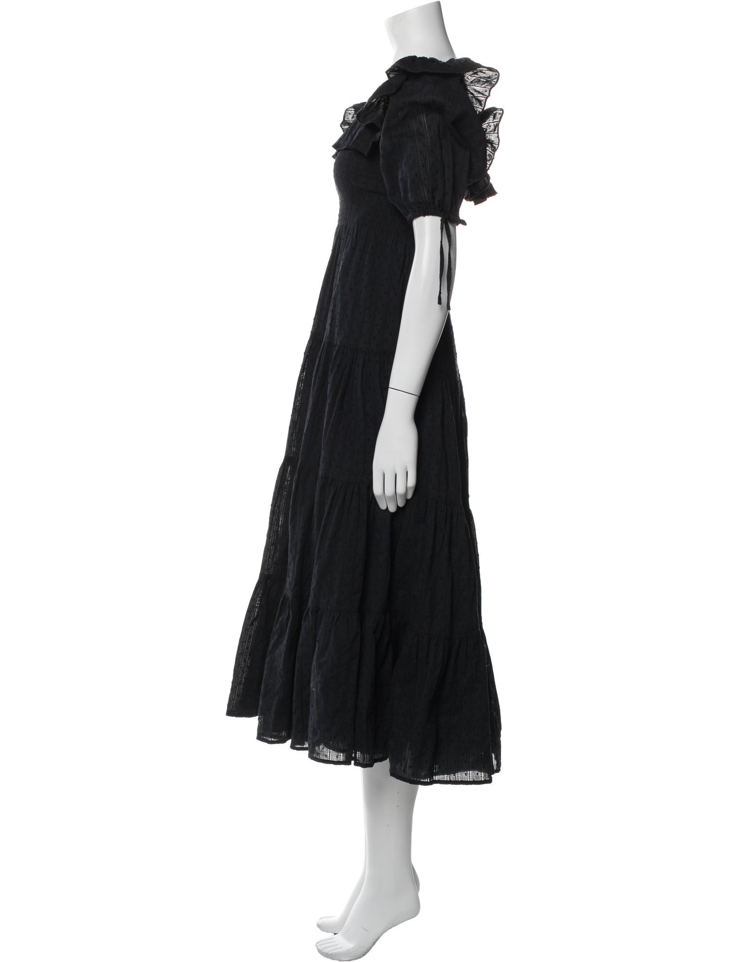 Hill House Home Square Neckline Midi Length Dress