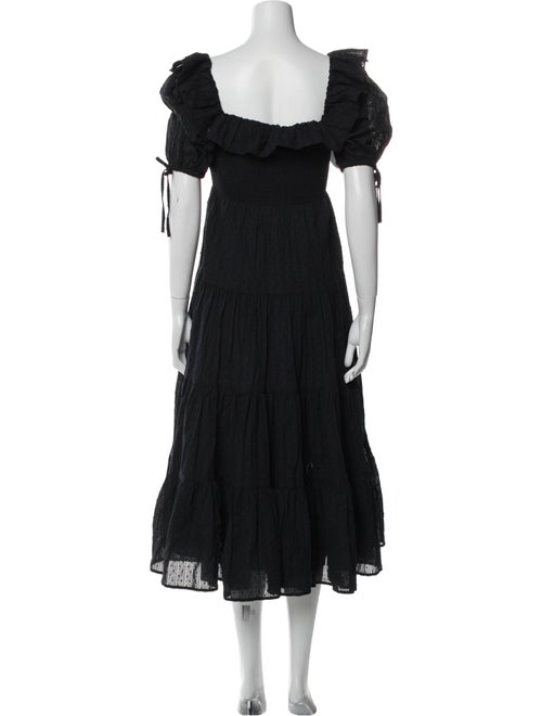 Hill House Home Square Neckline Midi Length Dress