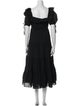 Hill House Home Square Neckline Midi Length Dress