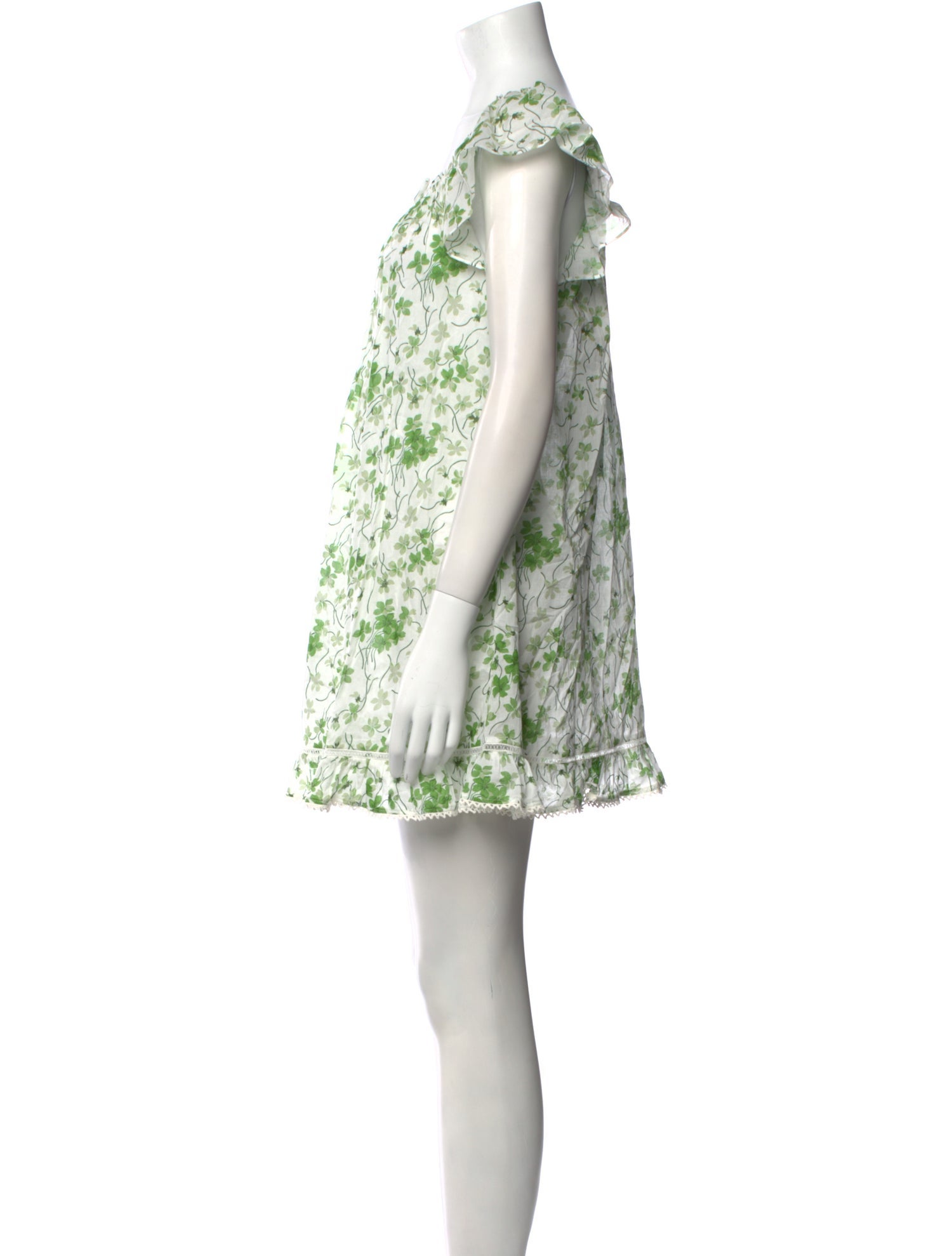 Hill House Home Floral Print Mini Dress w/ Tags