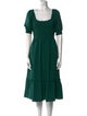 Hill House Home Square Neckline Midi Length Dress