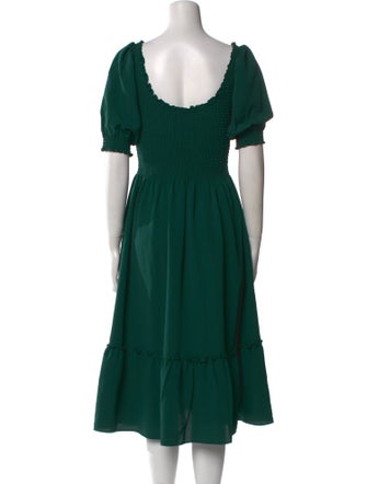 Hill House Home Square Neckline Midi Length Dress