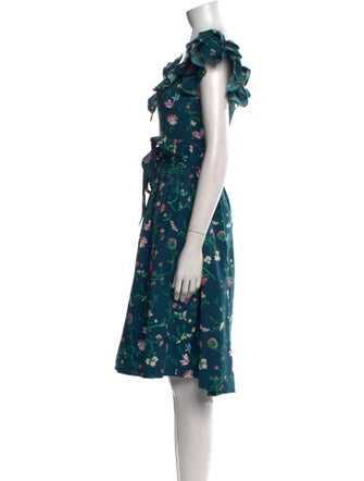 Hill House Home Floral Print Knee-Length Dress