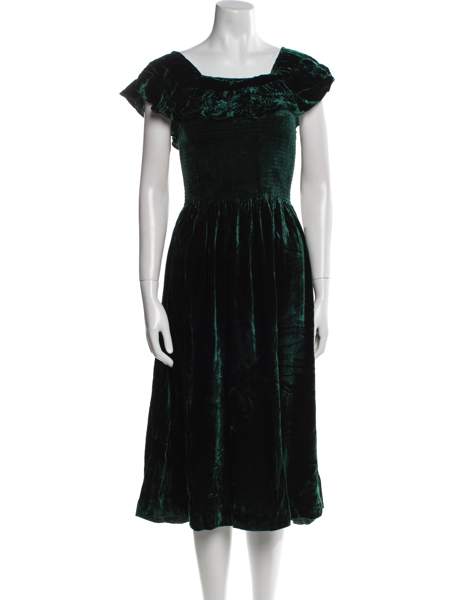 Hill House Home Square Neckline Knee-Length Dress