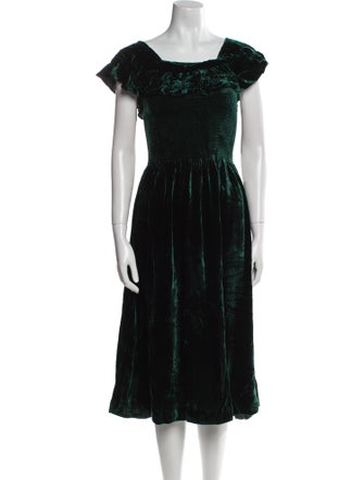 Hill House Home Square Neckline Knee-Length Dress