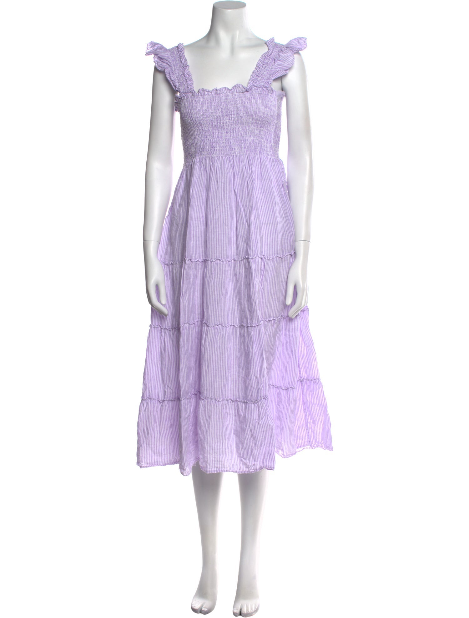 Hill House Home Linen Midi Length Dress