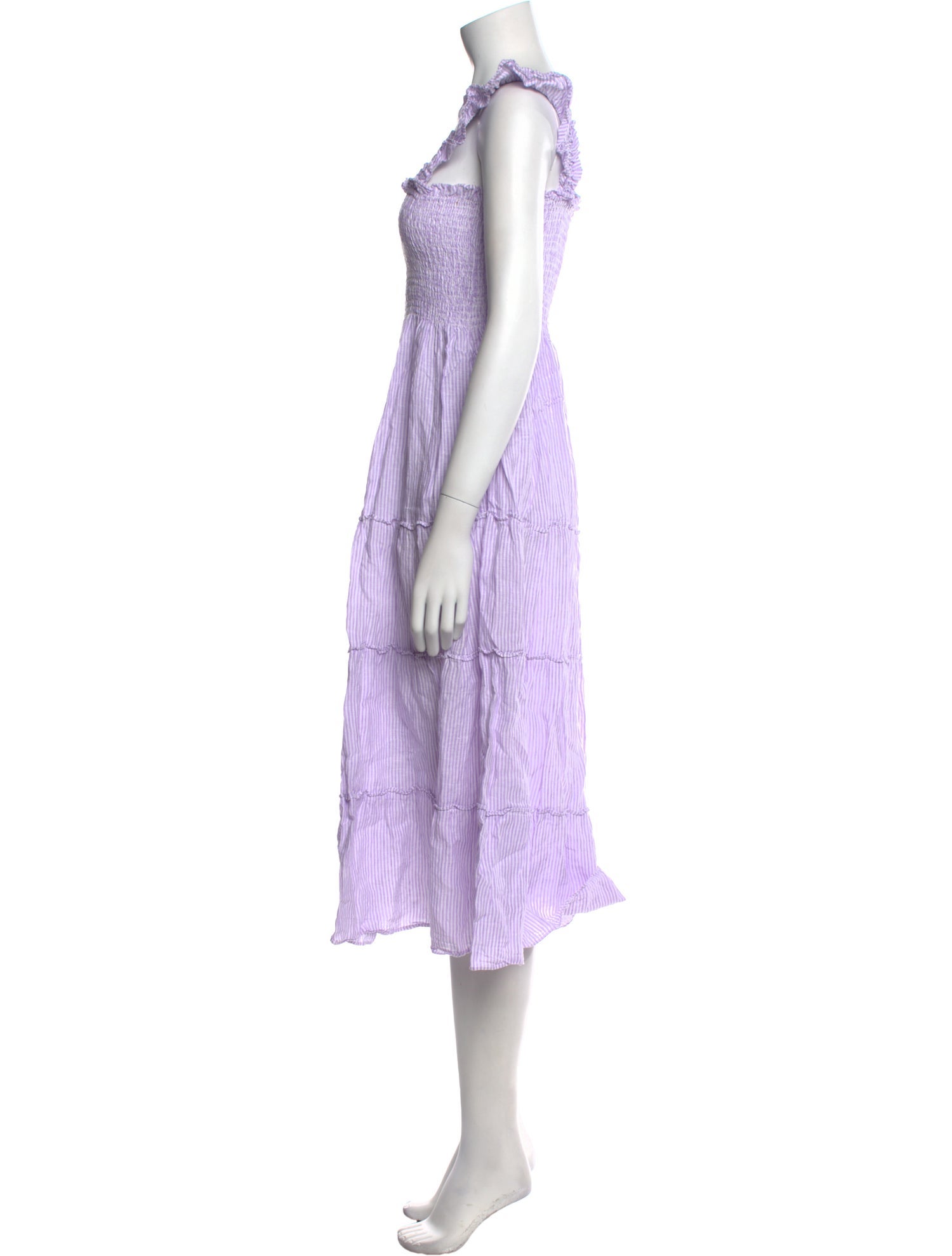 Hill House Home Linen Midi Length Dress