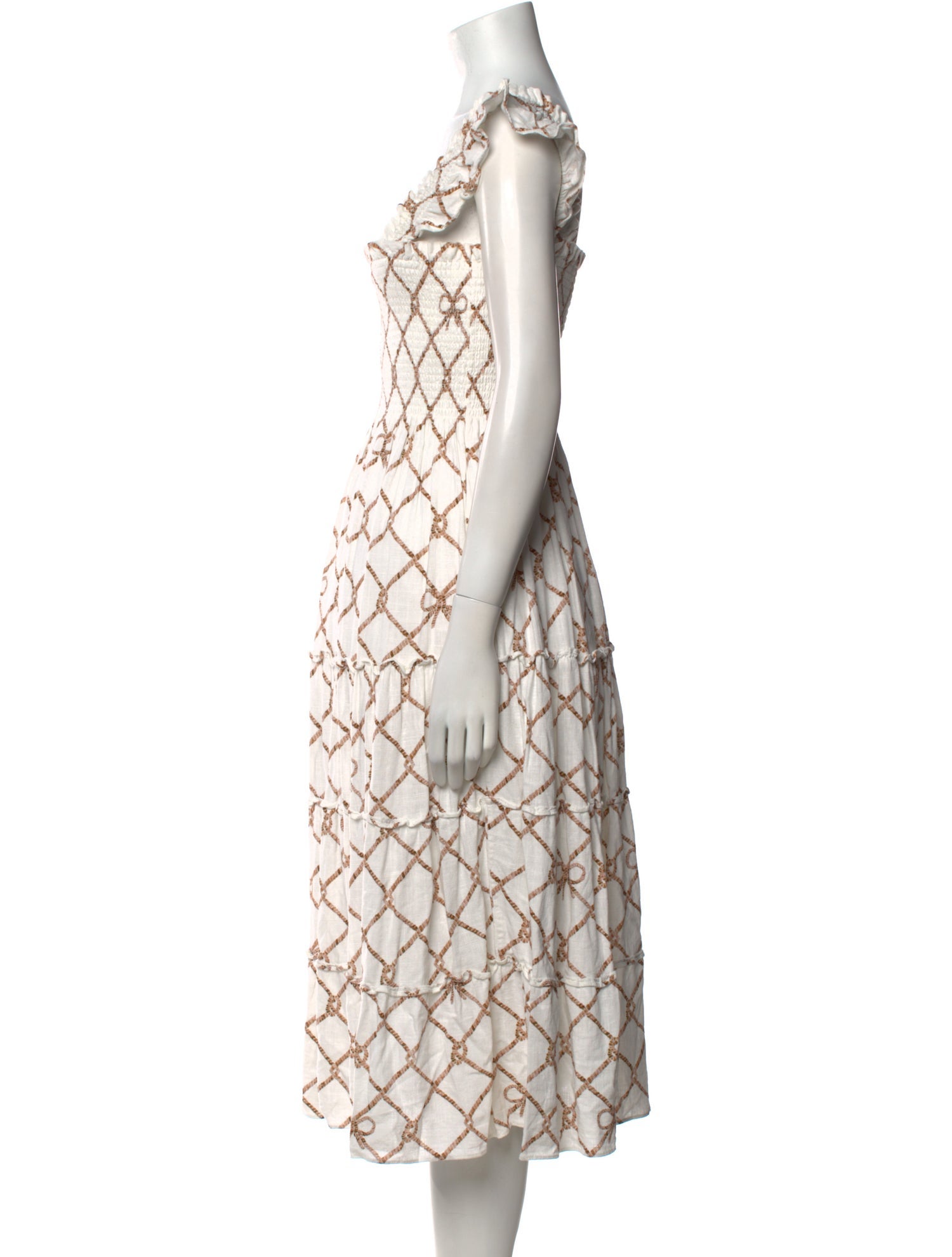 Hill House Home Printed Midi Length Dress