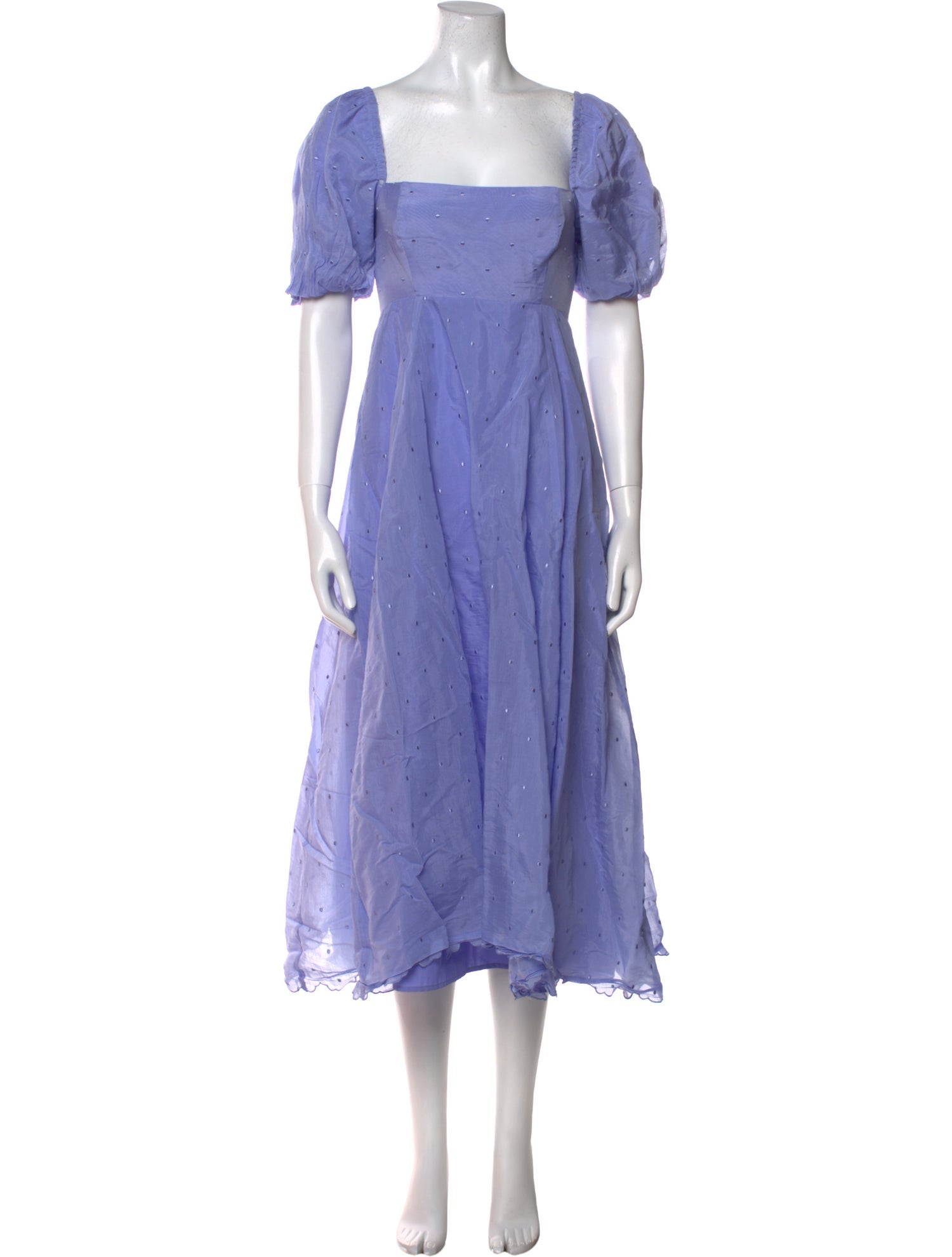 Hill House Home Square Neckline Midi Length Dress