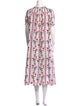 Hill House Home Floral Print Midi Length Dress