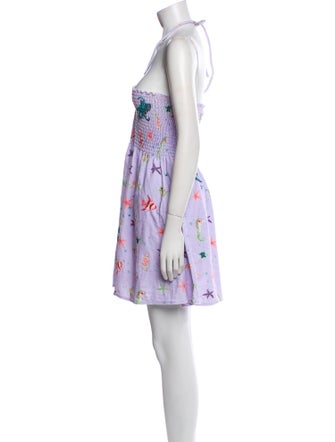 Hill House Home Floral Print Mini Dress