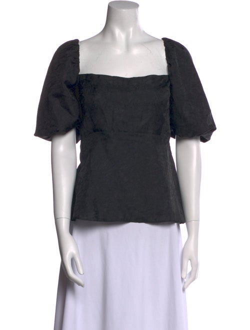 Hill House Home Square Neckline Short Sleeve Top