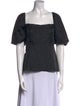 Hill House Home Square Neckline Short Sleeve Top