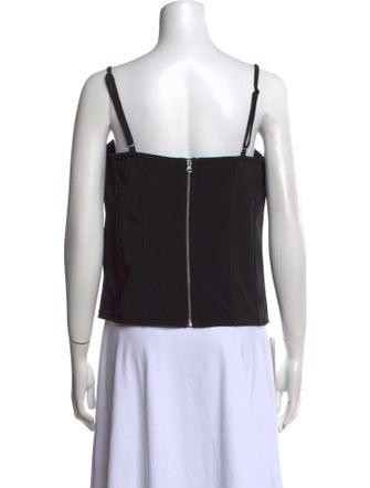 Hill House Home Square Neckline Sleeveless Crop Top