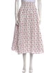 Hill House Home Floral Print Midi Length Skirt