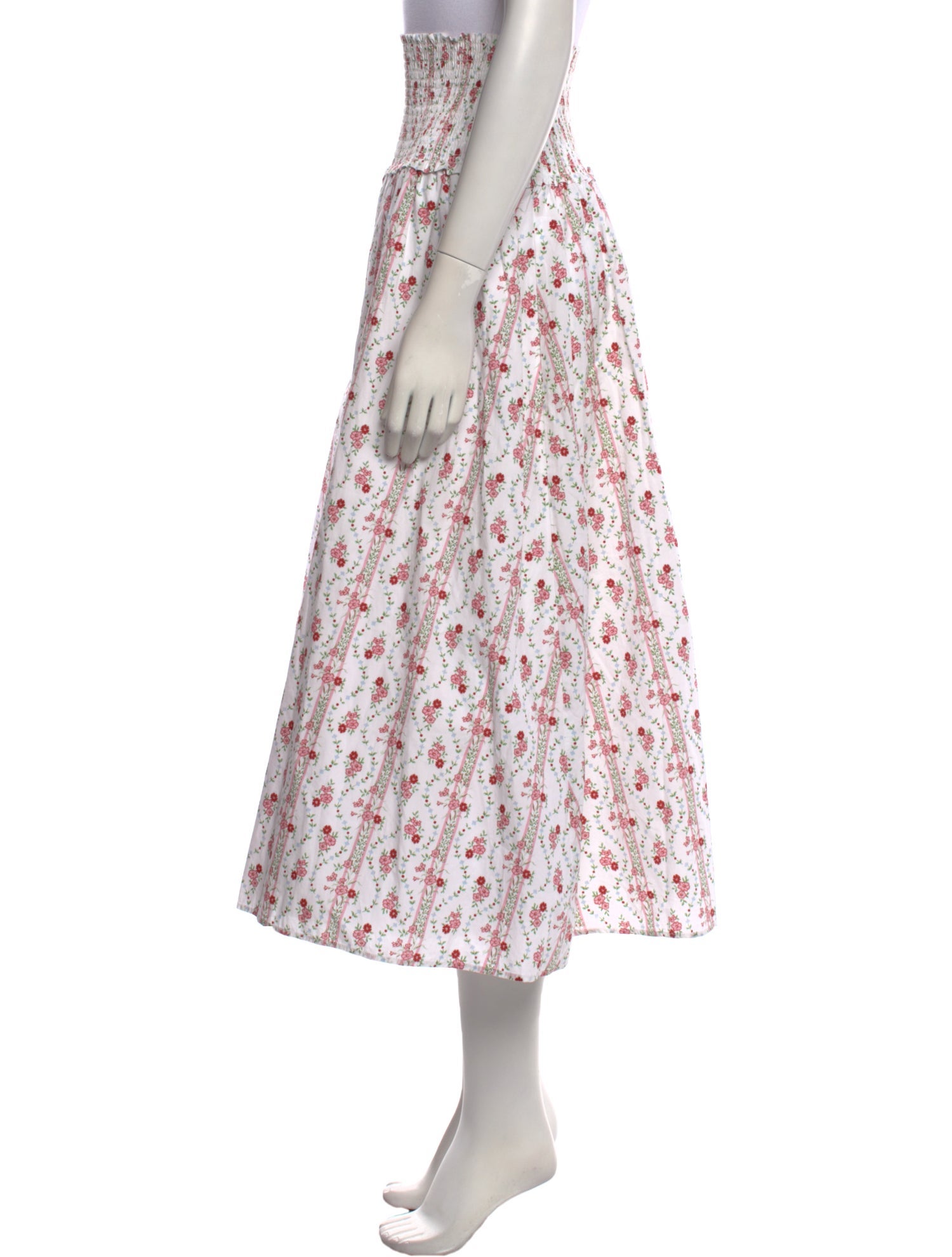 Hill House Home Floral Print Midi Length Skirt