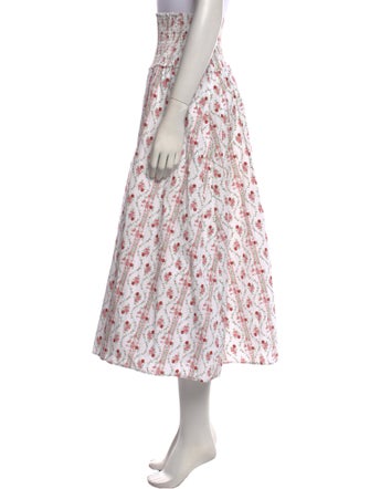 Hill House Home Floral Print Midi Length Skirt