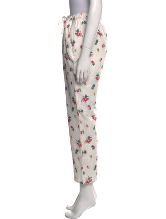 Hill House Home Floral Print Straight Leg Pants
