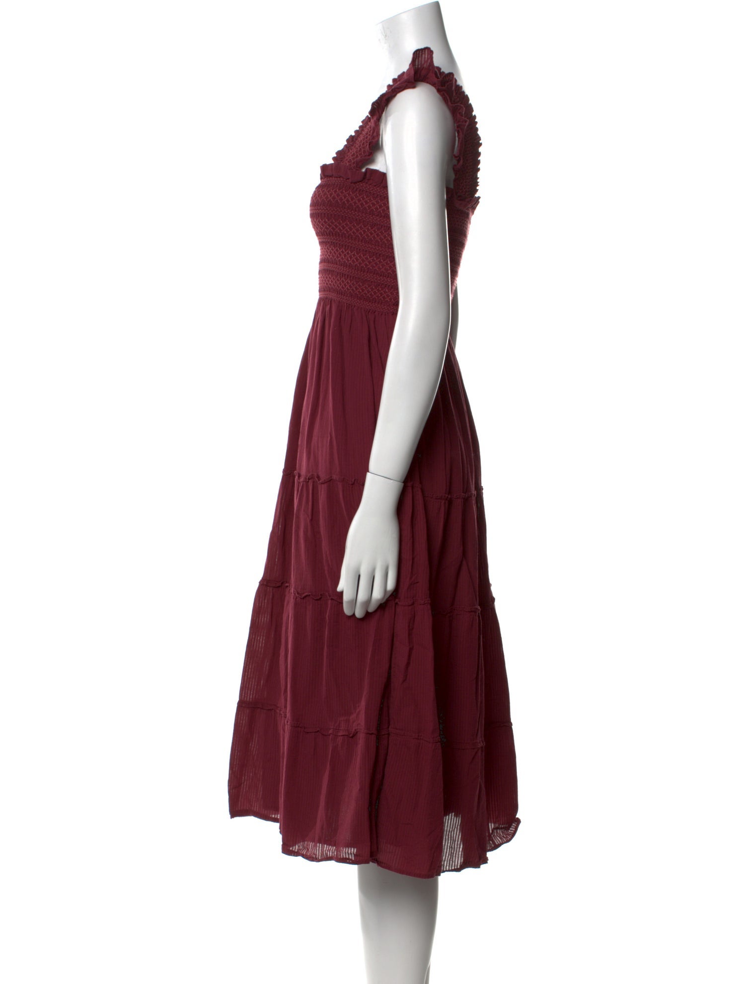 Hill House Home Square Neckline Midi Length Dress