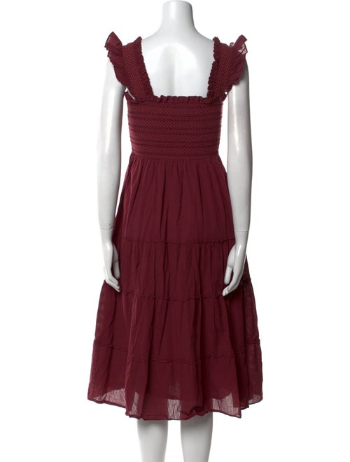 Hill House Home Square Neckline Midi Length Dress