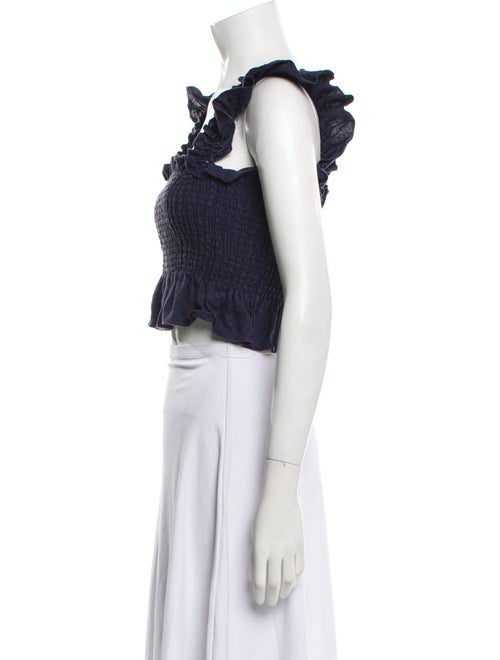 Hill House Home Linen Square Neckline Crop Top