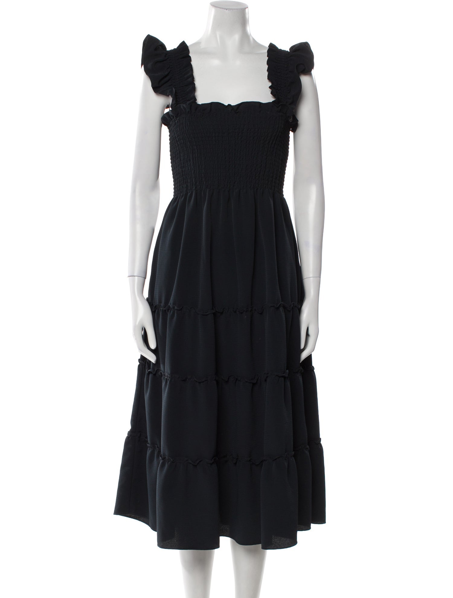 Hill House Home Square Neckline Midi Length Dress