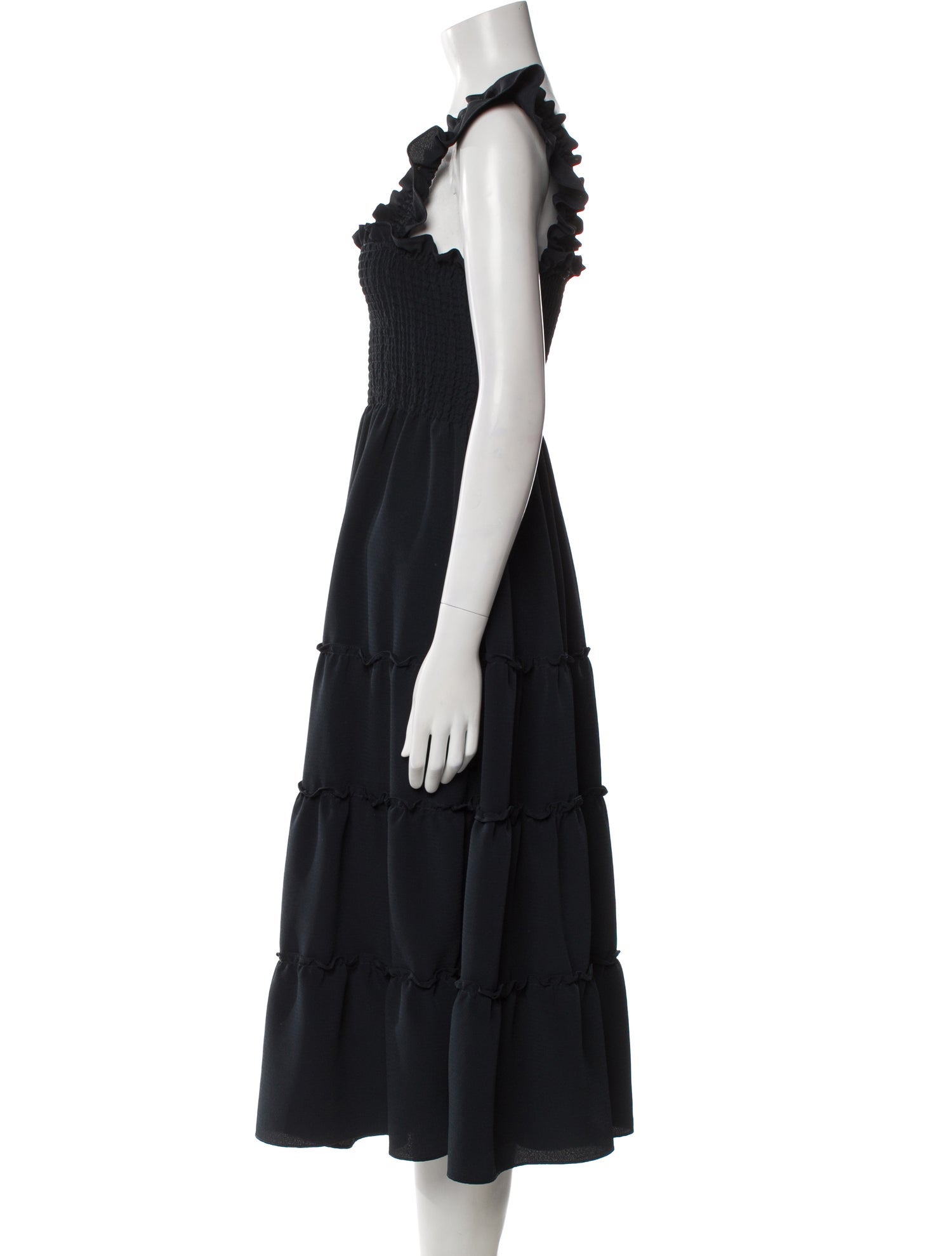 Hill House Home Square Neckline Midi Length Dress