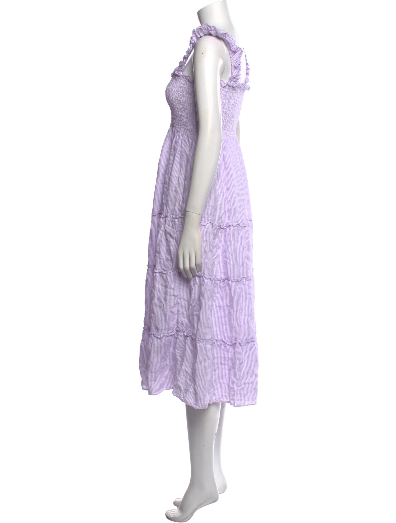 Hill House Home Linen Midi Length Dress