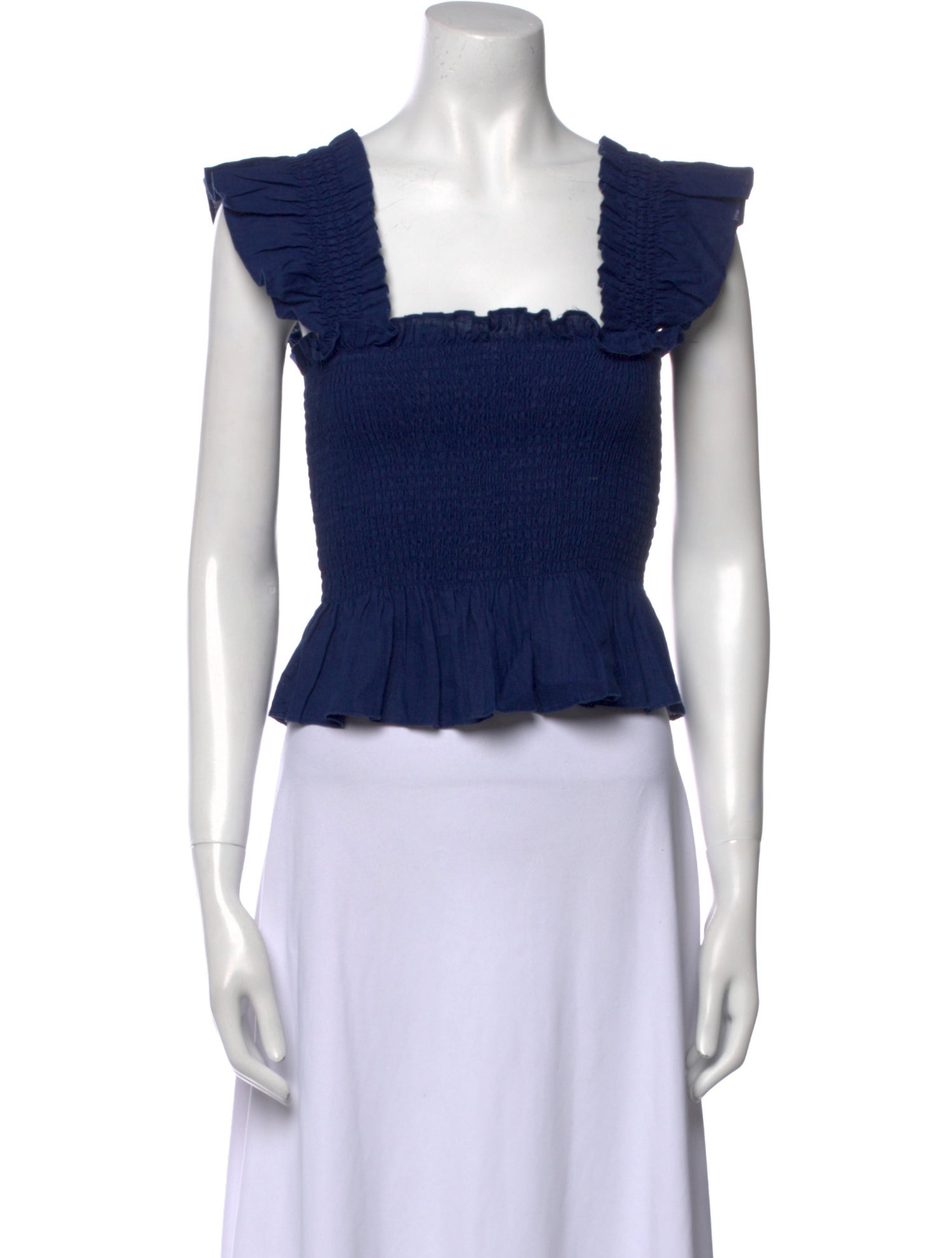 Hill House Home Linen Square Neckline Crop Top