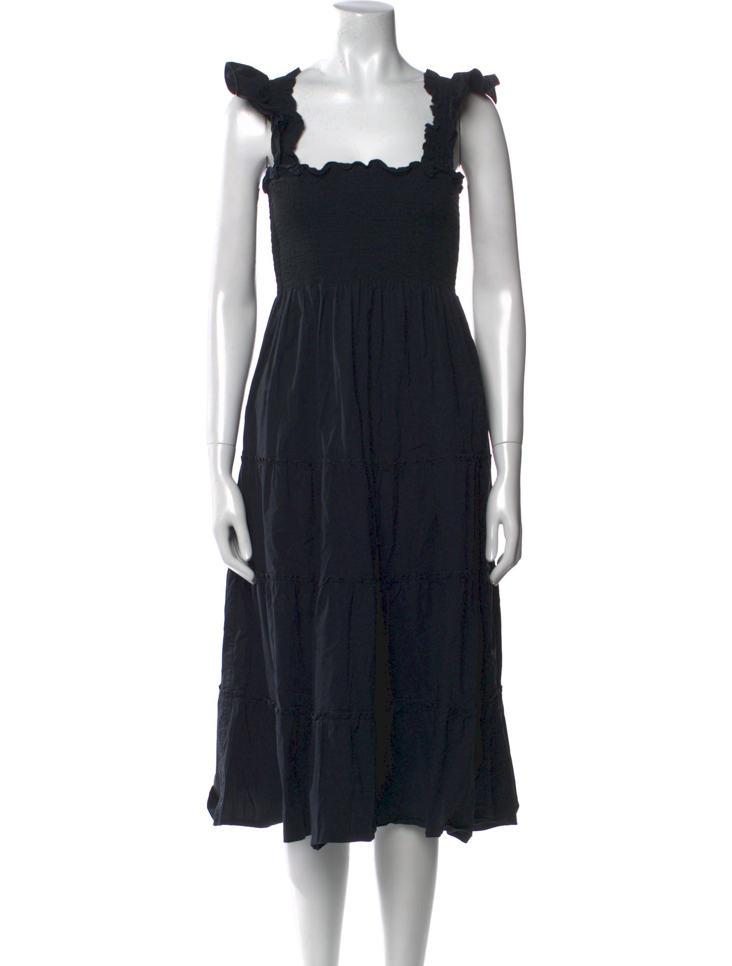 Hill House Home Square Neckline Midi Length Dress