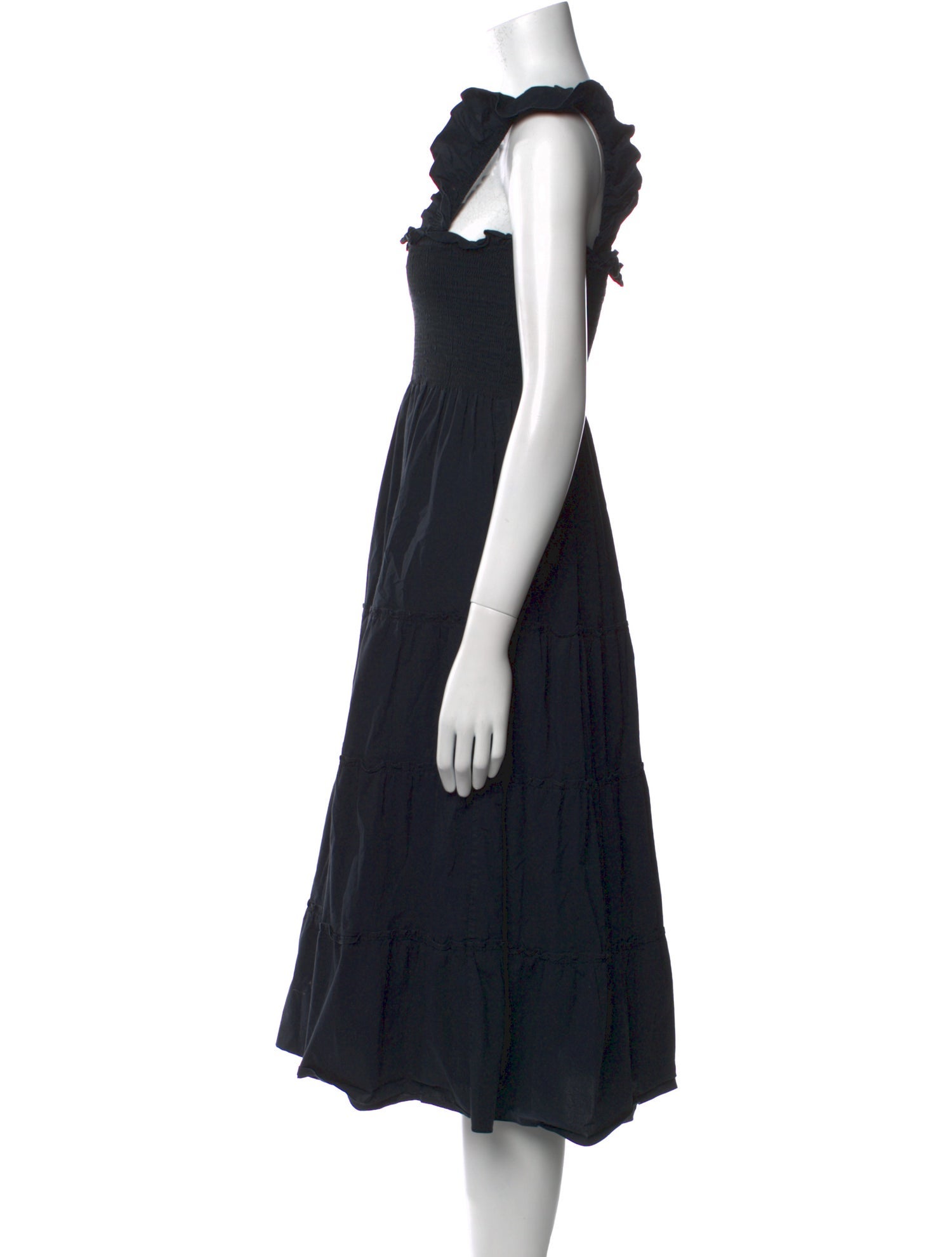 Hill House Home Square Neckline Midi Length Dress