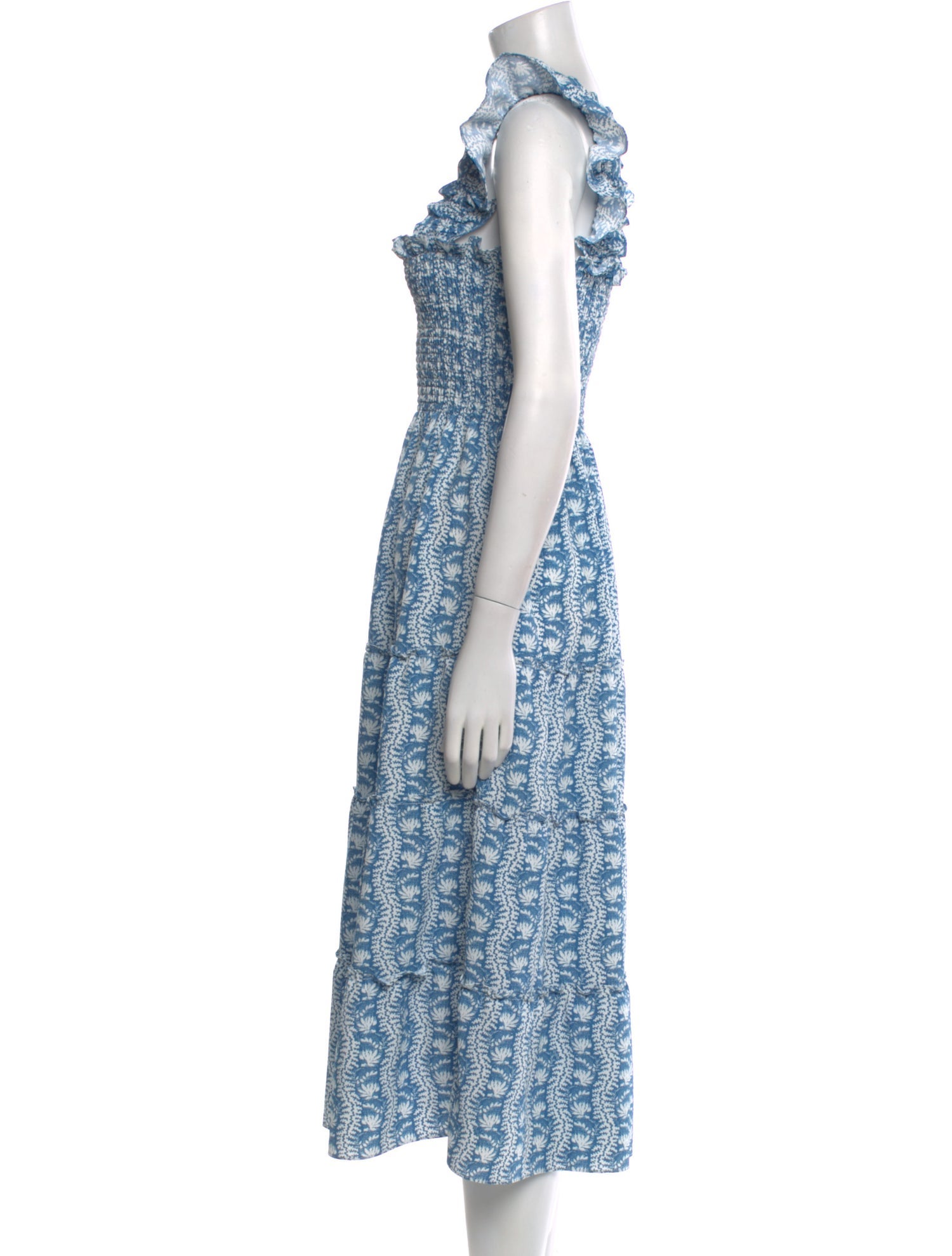 Hill House Home Printed Midi Length Dress