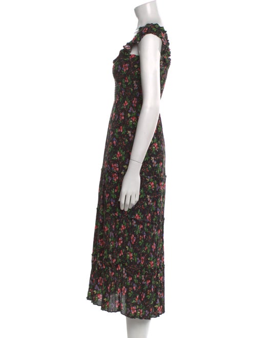 Hill House Home Floral Print Midi Length Dress