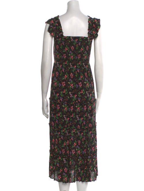 Hill House Home Floral Print Midi Length Dress