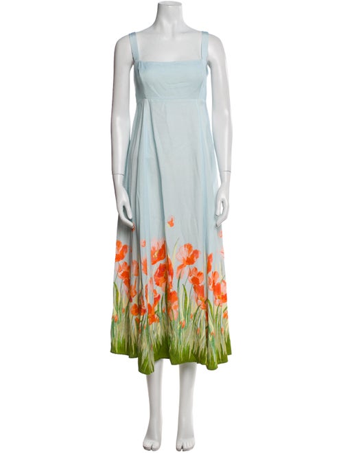 Hill House Home Printed Midi Length Dress