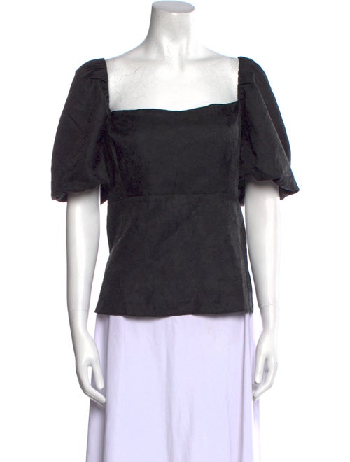 Hill House Home Square Neckline Short Sleeve Top