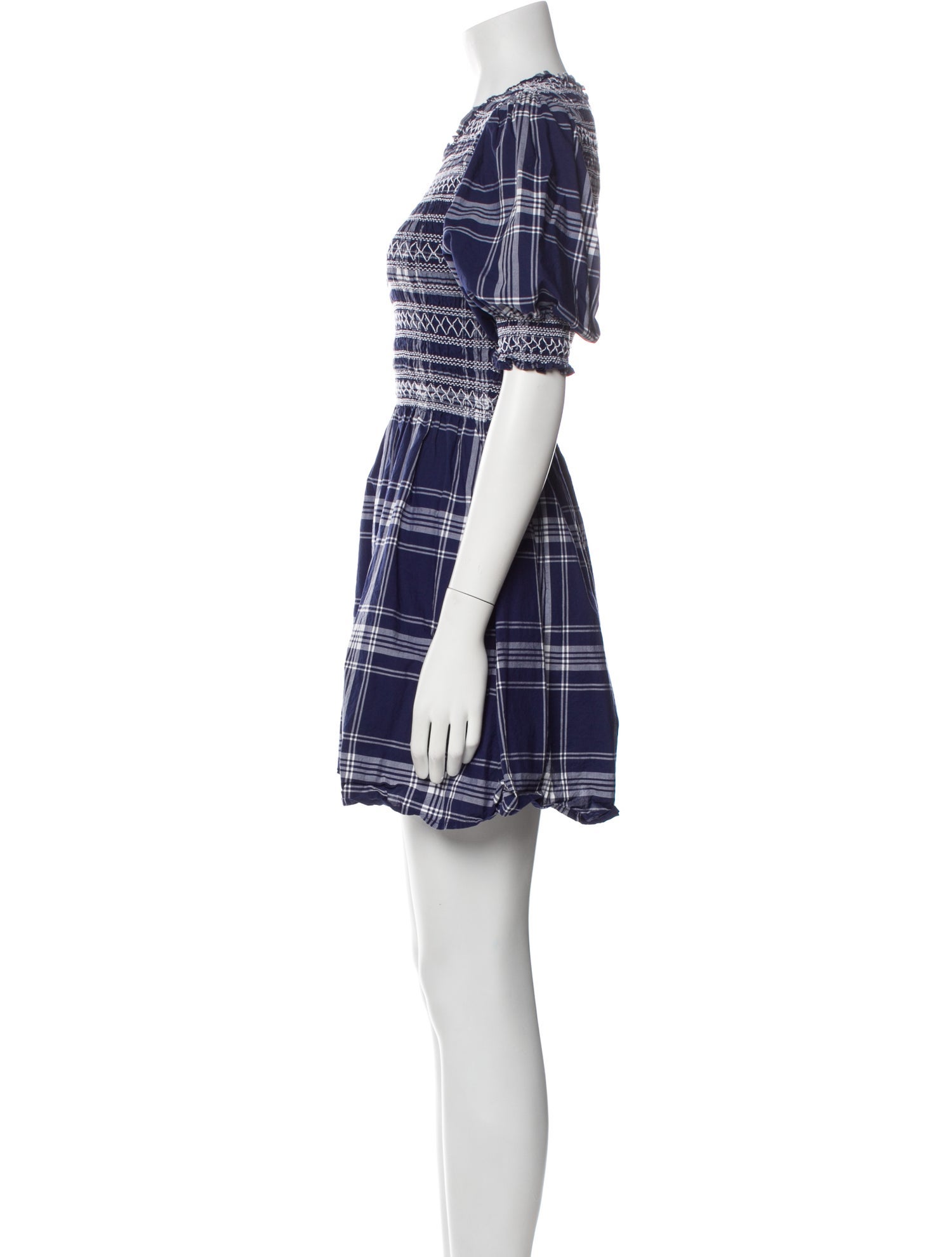 Hill House Home Plaid Print Mini Dress