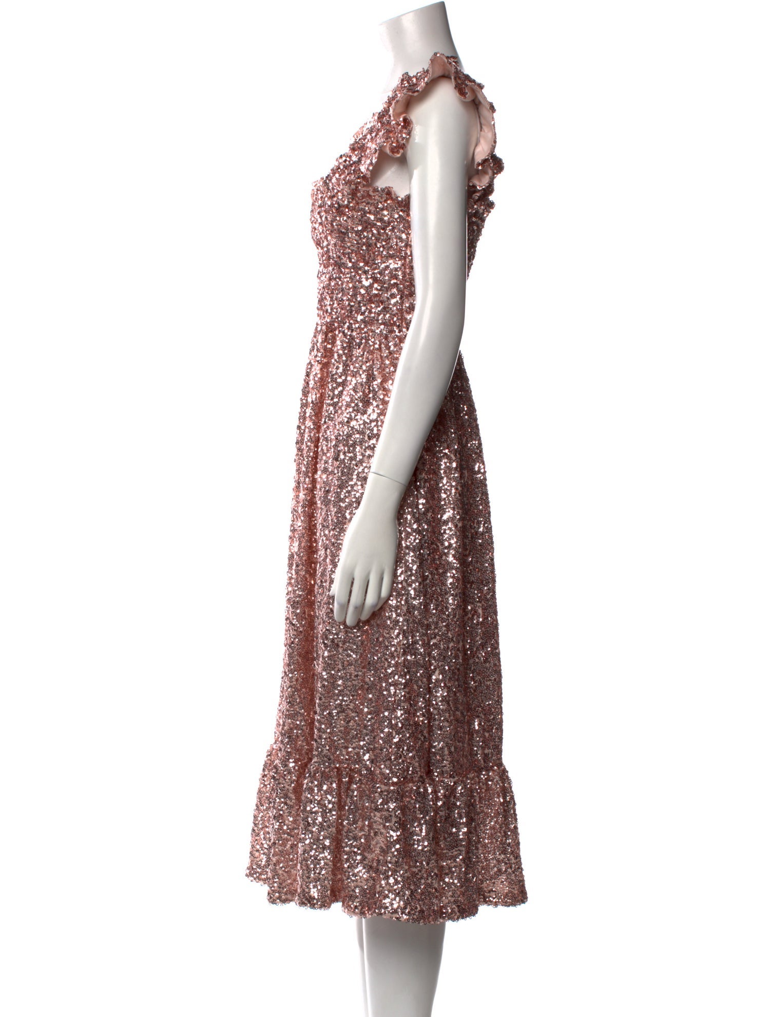 Hill House Home Square Neckline Midi Length Dress