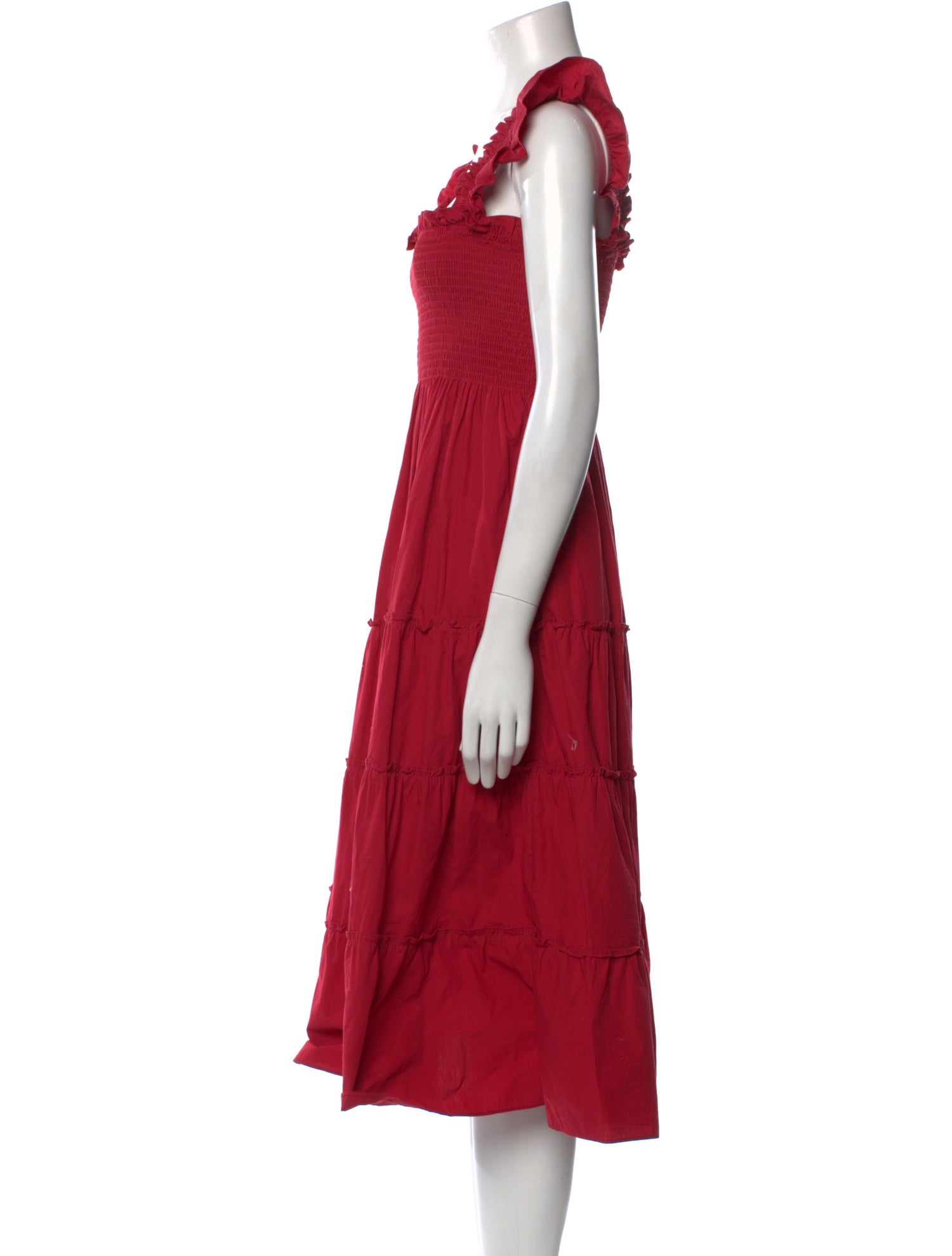 Hill House Home Square Neckline Midi Length Dress