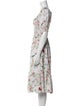 Hill House Home Floral Print Midi Length Dress