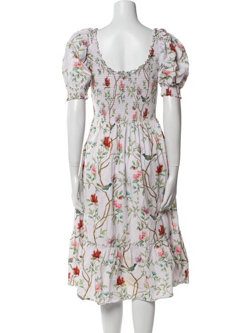 Hill House Home Floral Print Midi Length Dress