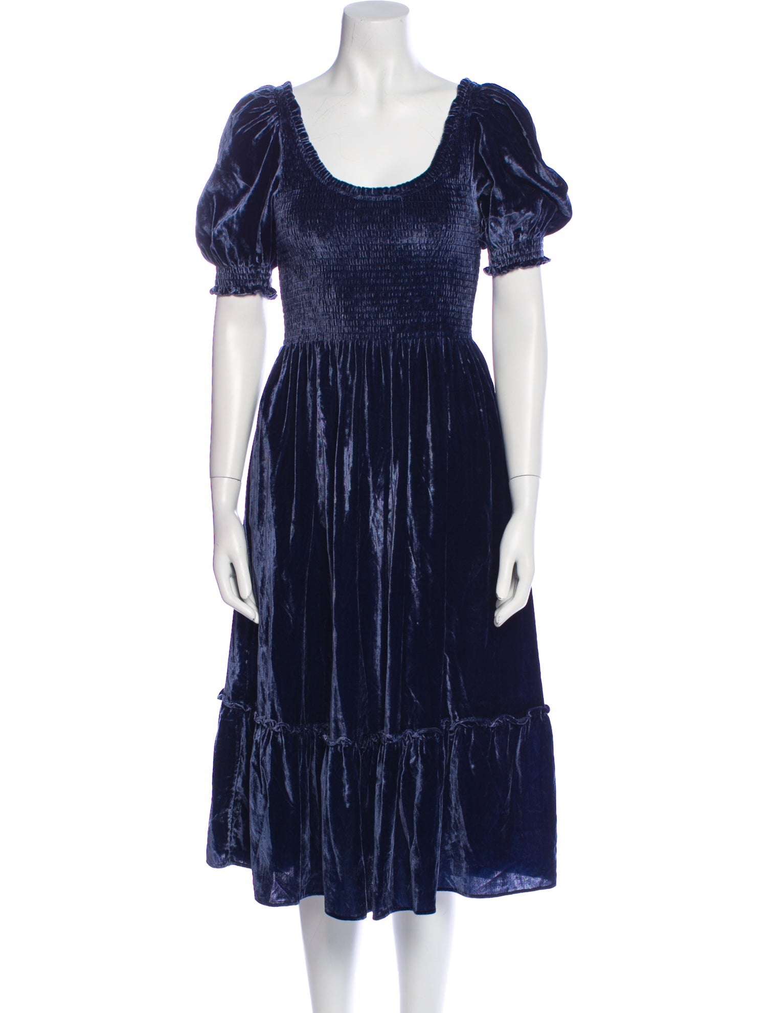 Hill House Home Scoop Neck Midi Length Dress